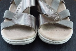 Clarks Sz 7 M Brown Gladiator Leather Women Sandals 61095821 - £15.51 GBP
