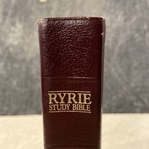 The Ryrie Study Bible Red Letter 1986 Burgundy With Tabs Moody Press - £18.59 GBP