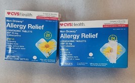 (2) CVS Health Allergy Relief Non-Drowsy Loratadine 330 Tablets 10mg Exp... - $20.93