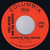 Paul Revere &amp; Raiders Legend Of Paul Revere 45 rpm Him Or Me What&#39;s It Gonna Be - £3.93 GBP