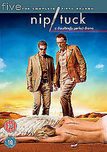 Nip/Tuck: The Complete Fifth Season DVD (2010) Dylan Walsh Cert 18 8 Discs Pre-O - £14.84 GBP