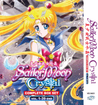 Anime Sailor Moon Crystal Sea 1-3 Vol.1-39 End Dvd English Version + Free Ship - £26.78 GBP