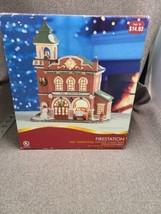 Fire Station Christmas Village 2007 Traditional VTG Collection Porcelain... - £17.80 GBP