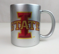 Iowa State University Cyclones Ceramic 4&quot; Silver Coffee Mug Cup - £13.05 GBP