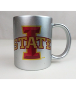 Iowa State University Cyclones Ceramic 4&quot; Silver Coffee Mug Cup - £12.96 GBP