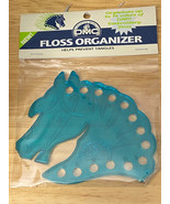DMC Floss Organizer Plastic Blue Horse Head 4&quot; X 3.25&quot; *NEW* t1 - $183.98 MXN