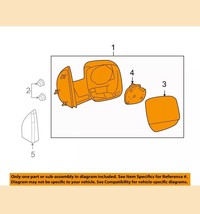 FORD OEM 08-09 E-350 Super Duty Door Side Rear View-Mirror Assy Left 7C2... - $3,134.92 MXN