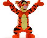 Tigger (Winnie the Pooh) Brick Sculpture (JEKCA Lego Brick) DIY Kit - $94.00