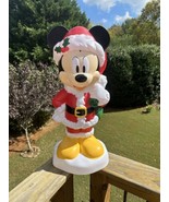 Disney Mickey Mouse Christmas Light Up Blow Mold 24 Inches Tall New - £64.29 GBP