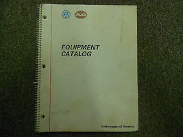 1989 Volkswagen Audi Equipment Catalogo Manuale Fabbrica OEM Libro 89 - £20.79 GBP