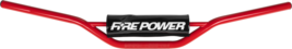 New Fire Power Red Carbon Steel 7/8 Handlebars CR High Bend For MX Bikes 7/8&quot; - £23.41 GBP