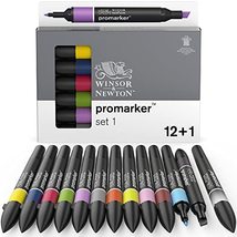 Winsor &amp; Newton ProMarker Set, 6 Count, Pastel Tones - £18.64 GBP