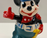 Vintage Mickey Cowboy Mouse Porcelain Christmas 3 in Ornament - £14.86 GBP