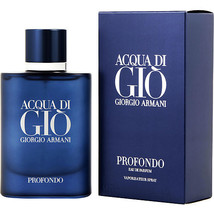 Acqua Di Gio Profondo By Giorgio Armani Eau De Parfum Spray 2.5 Oz - £103.04 GBP