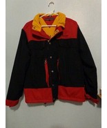 Vintage Tommy Hilfiger Logo Mens Size M Jacket Coat Hood Colorblock Line... - £62.93 GBP