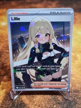 Lillie Sexy Full Art Custom Trainer Card Night City - £7.01 GBP