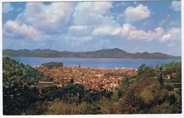 Postcard Town &amp; Harbour Fort de France Martinique - £3.90 GBP