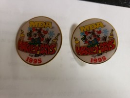 2 MDA Harley Days 1995 Motorcycle Pin - $23.24