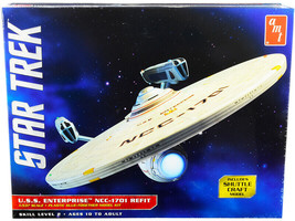 Skill 2 Model Kit U.S.S. Enterprise NCC-1701 Refit Starship Star Trek 1/537 Scal - £43.92 GBP