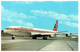 British Eagle Airways Boeing 707 365C Airplane Postcard - £7.87 GBP