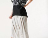 Umgee Dalmatian Color Block Top Black/white - $41.00