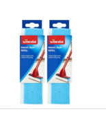 Vileda Magic Mop Refill, Blue, Pack of 2
