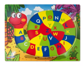 NEW Creative Kids Wooden Learning Puzzle ABC&#39;s Ages 4+ Teaching - £10.92 GBP