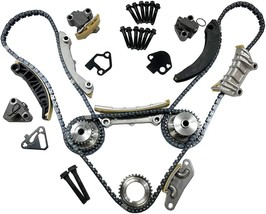 Engine Timing Chain Kit w/Chain Guide Tensioner Sprocket | Fit for Buick... - $241.07