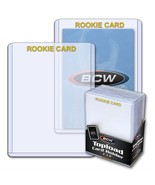 2 packs of 25 (50) BCW 3&quot; x 4&quot; Gold Imprinted &quot;Rookie Card&quot; Topload Card... - $308.57 MXN