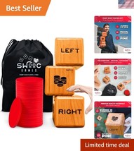 Jumbo Right Center Left Dice Game - Weatherproof Fun for Indoor &amp; Outdoo... - $60.00