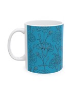 Vintage Floral Ceramic Mug, Tea Cup, Coffee Tea Lover Gift - $264.67 MXN+