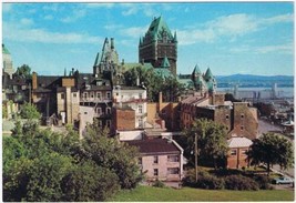 Quebec Postcard Quebec City Chateau Frontenac From Citidel - £1.63 GBP