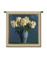 53x53 CHINA BLUE Floral Flower Tapestry Wall Hanging - £139.55 GBP