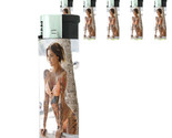 Tattoo Pin Up Girls D25 Lighters Set of 5 Electronic Refillable Butane  - $15.79