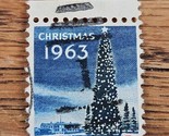 US Stamp Christmas 1963 5c Used - $0.94