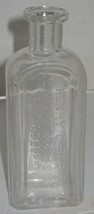Vtg Henry C. Blair Philidelphia PA Clear Glass Bottle Vase Prop Barn Dump Dig - £7.12 GBP