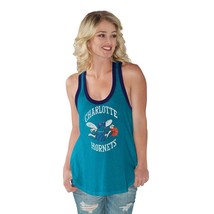 NBA Charlotte Hornets Womens Power Play Color Block Tank Top/Blue/L - £13.31 GBP