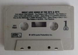 Great Love Songs Of The 50's &amp; 60's Cassette Tape Only - $1.93