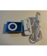 APPLE  iPOD  SHUFFLE  2ND GEN.  BLUE...1GB...NEW BATTERY... - $124.52 CAD