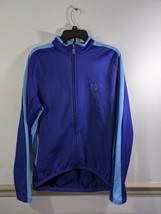 Pearl Izumi Jacket Mens L  Blue Full Zip Rear Pockets Outdoors Cycling - £16.38 GBP