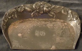 Hallmarked Victorian Mermod &amp; Jaccard Jewelry Co. Silverplate Crumb Tray... - £31.13 GBP