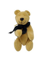 Vintage North American Bear Co. 1996 Mini Teddy Bear Jointed Chamois Tan... - £10.15 GBP
