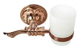Rose gold colour BATHROOM ACCESSORIES single cup tumbler holder - $47.52