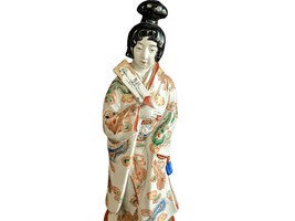 c.1880 Meiji Period Japanese Kutani Geisha Figure 10 3/8&quot; - £332.46 GBP
