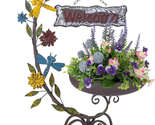 Bird Bath and Feeder with Planter, 35&quot; Height Bird Baths for Outdoors wi... - $73.99