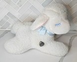 Vintage Eden Sheep Lamb Plush Musical Wind Up Mary Had a Little Lamb Blu... - £18.15 GBP