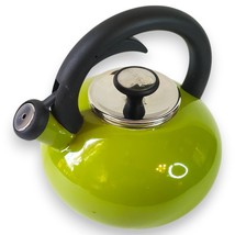 Sur La Table Whistling Tea Kettle - Apple Green Enamel - Preowned / Chipped - $19.99