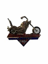 Vintage 1997 Harley Davidson Motorcycle Las Vegas Cafe Biker Jacket Enam... - $8.00