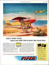 1946 Piper Aircraft Corporation Worlds most famous plane airplane ad blo... - $25.98
