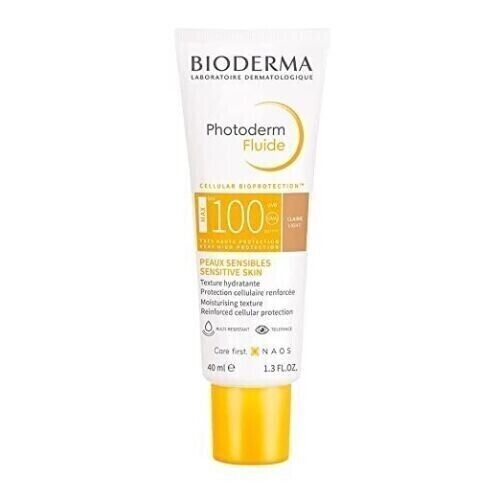 Bioderma Photoderm Aquafluide Cream Sunscreen SPF 100+ Claire 40ml - £36.13 GBP